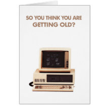 old school card birthday card