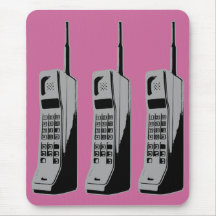 Old School Cell Phones Mouse Pads