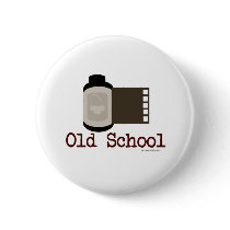 Old School Film Fan Pinback Buttons