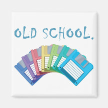 old school floppy discs magnets