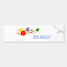 Old School Gamer • Bumper Sticker