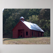 Old School House Print