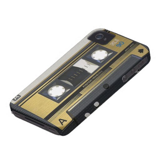 OLD SCHOOL IPHONE 4/4S CASSETTE CASE COVER RETRO 1 iPhone 4 Case-Mate CASES