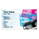 Old School Tapes and Boom box Profile Cards Business Cards