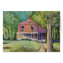 Old Texas House Greeting Card