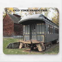 Old Time Train Car Mousepads