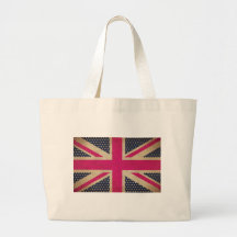 Old Union Jack in Pink Flag Bag