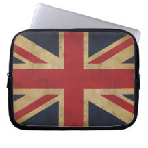 Old Union Jack Laptop Sleeve 10"