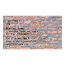 Old Wall Texture Of Bricks Business Card Templates
