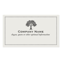 Old Wise Tree Business Card