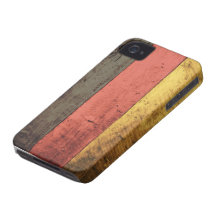 Old Wooden Germany Flag Case-Mate iPhone 4 Case