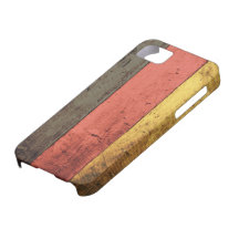 Old Wooden Germany Flag iPhone 5 Cases