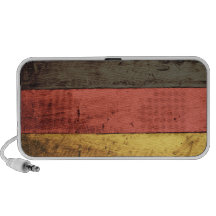 Old Wooden Germany Flag Mini Speaker
