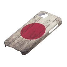 Old Wooden Japan Flag iPhone 5 Covers