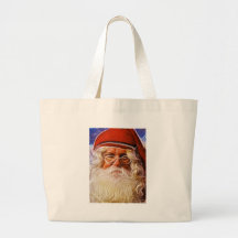 Old World Father Christmas Santa Claus Portrait Bag