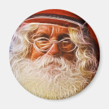 Old World Father Christmas Santa Claus Portrait Magnets