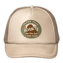Older Than Dirt 60th Birthday Gifts Mesh Hats