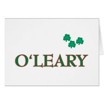 O'Leary Family Greeting Card