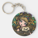 "Oliana's Otter" Fantasy Mermaid Sea Otter Fairy Key Chain