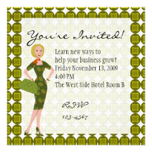 Olive Dress Custom Invite