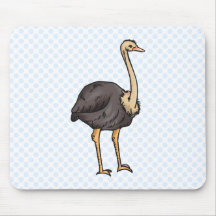 Olive Ostrich Mouse Mats