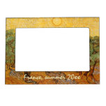 Olive Trees Yellow Sky Sun, van Gogh, Vintage Art