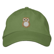 Ollie Baby Owl Embroidered Baseball Cap