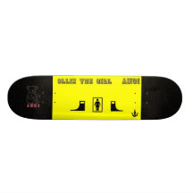 Ollie the girl... custom skate board
