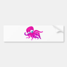 Olly The Octopus Bumper Sticker