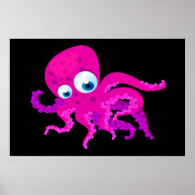 Olly The Octopus Print