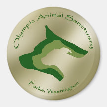 Olympic Animal Sanctuary Refrigerator Magnet