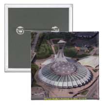Olympic Stadium, Montreal, Quebec, Canada Pinback Button