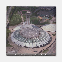 Olympic Stadium, Montreal, Quebec, Canada Magnet