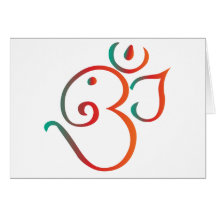 Om-ganpati-green-orange Cards