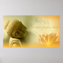 Om mani padme hum posters