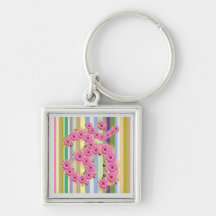 OM Mantra - Dedication with Flower Garlands Key Chains