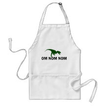 Om Nom Nom Dinosaur Rawr is Hungry Apron