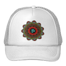 Om of Chaos Cap Trucker Hat