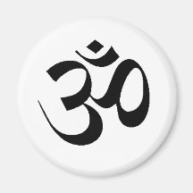 OM - SANSCRIT FOR PEACE FRIDGE MAGNETS