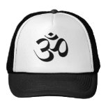 OM - SANSCRIT FOR PEACE MESH HAT