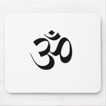 OM - SANSCRIT FOR PEACE MOUSE PADS