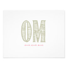 OM Shanti Notecard