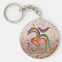 Om - Universal Healing Mantra Keychain