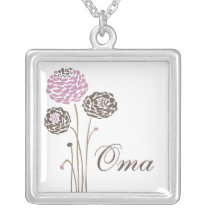 Oma Necklace Stylish Dahlia Flowers necklaces