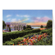 Omaha Nebraska Mount Vernon Gardens Greeting Card