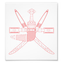 Oman Coat Of Arms Photo Print