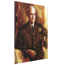 Omar Bradley Painting Gallery Wrap Canvas
