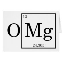 OMG - Magnesium - Mg - periodic table Cards