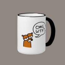 OMG WTF? on a mug mugs