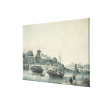 On one of the rivers of China canvas prints